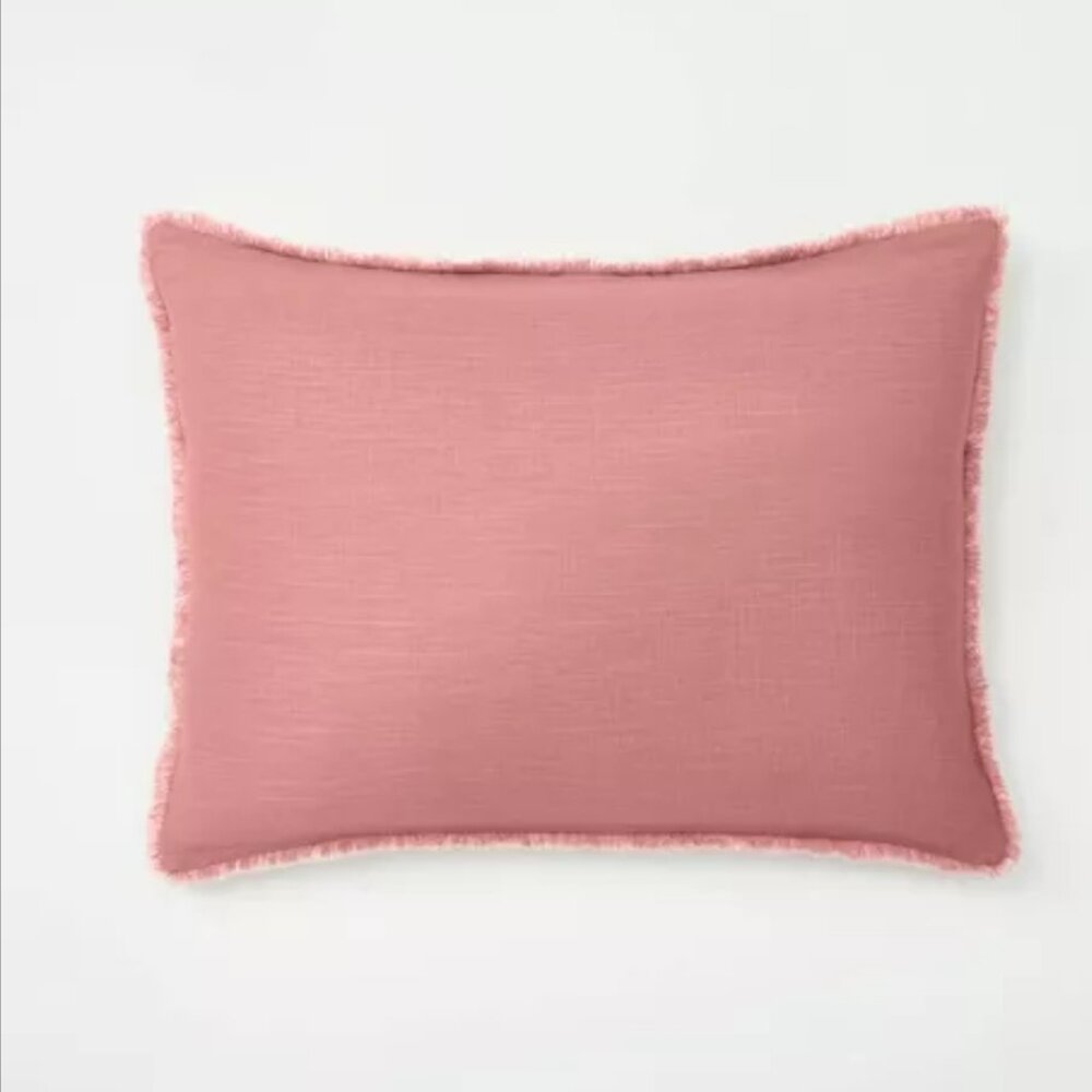 Heavyweight Linen Blend Pillow Sham Set - Casaluna KING